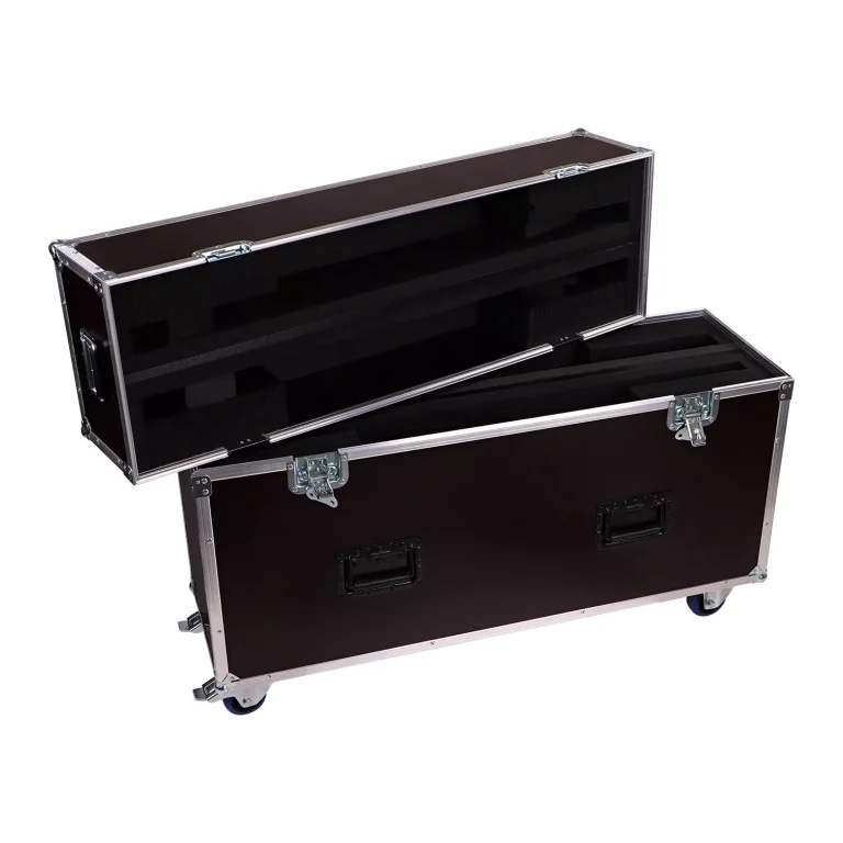 Transportavimo deze flight case dviem televizoriams monitoriams gamyba 4 Gaminame transportavimo dezes flight case televizoriu monitoriu transportavimui 4