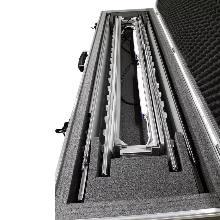 Transportavimodeze flight case reklaminio stendo transportavimui 2 Transportavimo deze flight case saugiam reklaminio stendo transportavimui 2